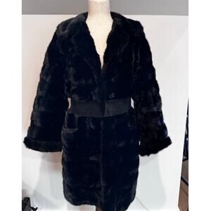 Vintage Priscilla Modes Mink Simulation by Lykafur Women's Coat